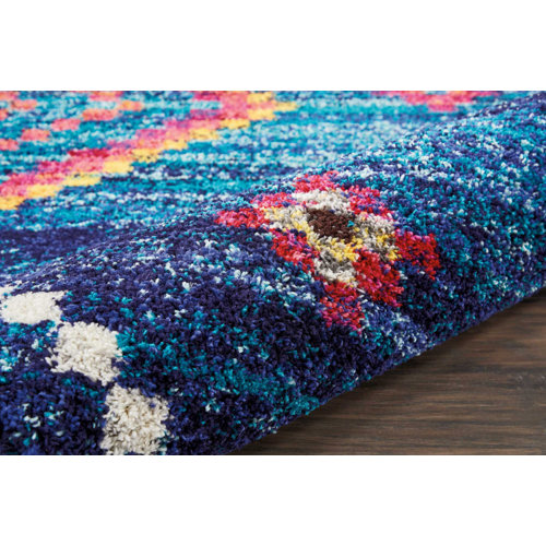 Mistana™ Baby & Kids Blue/Orange/Yellow Rug & Reviews Wayfair